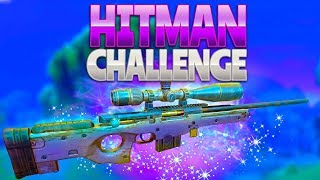 HITMAN CHALLENGE Fortnite Battle Royale  rhinoCRUNCH [upl. by Anelhtac]