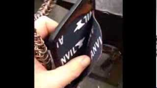 Anvil Leather Pocket Wallets Handmade in the USA [upl. by Eneryt]