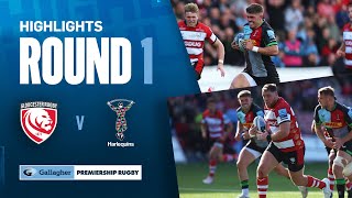 Gloucester v Harlequins  HIGHLIGHTS  Down To The Wire  Gallagher Premiership 202324 [upl. by Erasmo]