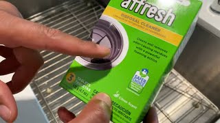 Affresh Disposal Cleaner Instructions and Review [upl. by Yramliw470]