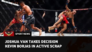 UFC 295 Highlights Joshua Vans killer kick leads to Decision win over Kevin Borjas at Active Scrap [upl. by Ahoufe879]