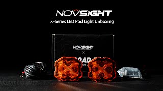 Novsight XSeries LED Pod Light UnboxingWhats in the package [upl. by Pelaga]