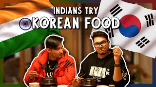 Indians Try Korean Food  Ok Tested [upl. by Balas15]