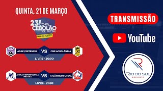 COPA CEBOLÃO ATACADISTA DE FUTSAL 2024  TAÇA ECOTRAT [upl. by Marley]