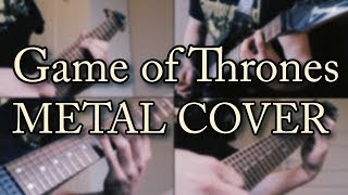 Game of Thrones Theme  Metal Guitar Cover TABS Full HD [upl. by Eulaliah]