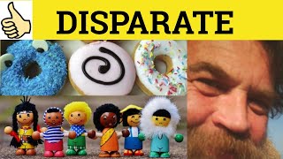 🔵 Disparate  Disparate Meaning  Disparate Examples  Disparate Definition  GRE 3500 Vocabulary [upl. by Ayatnahs]