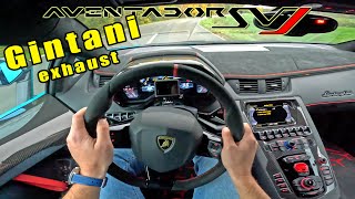 Lamborghini Aventador SVJ  9000RPM F1 V12 SOUND POV [upl. by Ronal]