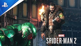 Kraven kills Scorpion Scene  Marvels SpiderMan 2 [upl. by Yramanna434]