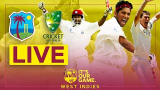 WORLD RECORD Test Run Chase in Full  Windies v Australia 2003  LIVE STREAM [upl. by Idnir]