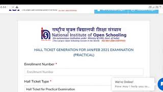 NIOS Admit Card Kaise Download Kre NIOS Admit Card Download 2021  NIOS 2021 [upl. by Trebor]