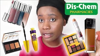 FULL FACE OF DISCHEM MAKEUP  SOUTH AFRICAN YOUTUBER [upl. by Eiramenna]