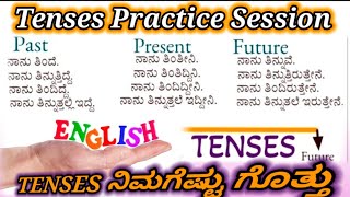 Tenses Learning Test  SanVi smileTenses practice ನೀವು Tenses ನಲ್ಲಿ ಎಷ್ಟು perfect ನೊಡಿ [upl. by Inafetse]