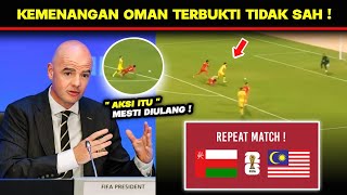 Goal Harimau Malaya Disahkan FIFA  Aksi Oman vs Malaysia Bakal DI ULANG [upl. by Emirej]