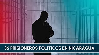 Todavía hay 36 prisioneros políticos en Nicaragua [upl. by Ahsienyt296]