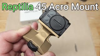 Reptilia Aimpoint Acro 45 Offset Mount Installation [upl. by Annabela976]