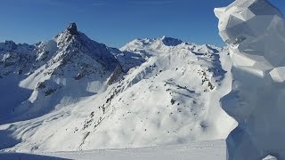 Courchevel  Meribel by drone [upl. by Mure]