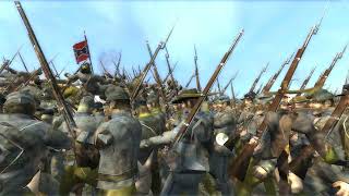 SECESSION CIVIL WAR 2024 PICKETT CHARGE 1ST MAP TEST [upl. by Eceertal100]