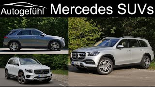 Mercedes GLA vs GLB vs GLC vs GLE vs GLS comparison review [upl. by Ocir163]