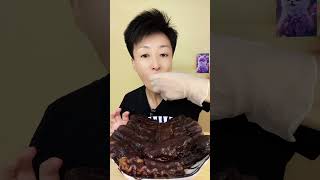 ASMR MUKBANG CHOCOLATE ECLAIR [upl. by Lonee]