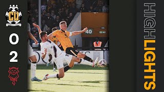 Cambridge United v Lincoln City Highlights [upl. by Atteve]