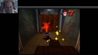 Ryan Angel playing Crash Bandicoot pt1 [upl. by Nodal]