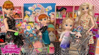 Elsa and Anna Toy Shopping for Friends Adventure [upl. by Lytle]