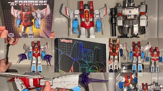 Transformers G1 starscream review Generation one yolopark amk pro stunning figure collection [upl. by Okajima]