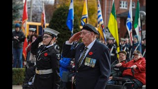 Cornwall Ontario Remembrance Day Ceremony 2024 [upl. by Rolo]