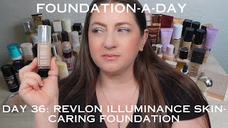 Revlon Illuminance SkinCaring Foundation – Wear Test Oily Skin – Does it stay or does it go [upl. by Enuahs699]