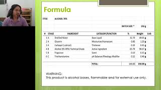 How to Make Alcogel Webinar the Chemist Way [upl. by Newel]