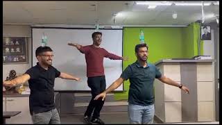 CA Ranjan Periwal Sir Dancing with CA Mayank Saraf amp CA Bishnu Kedia ca cs cma course dance [upl. by Peltier]