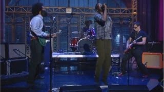 TV On The Radio  Wolf Like Me Live on Letterman HD [upl. by Aufa557]