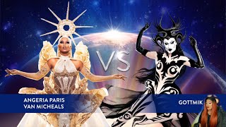 Gottmik vs Angeria Paris VanMicheals  RuPauls Drag Race All Stars 9 [upl. by Kiehl468]