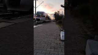 Cel mai rapid tren din Romania in Buzău [upl. by Harilda]