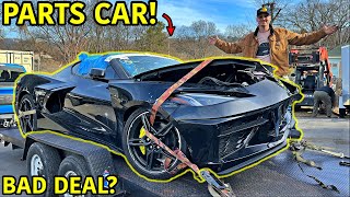 Rebuilding A Wrecked 2023 Corvette C8 Part 4 [upl. by Eednak]