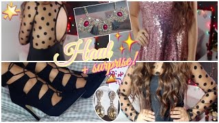 Haul pour les fêtes ☆ VêtementsBijouxTalons  Concours Romwe ☆ [upl. by Iaka]