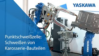 Flexible Punktschweißzelle Punktschweißen von KarosserieBauteilen [upl. by Myron]