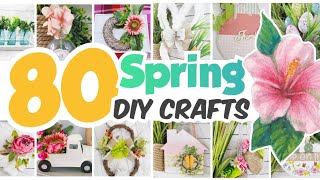 80 BRILLIANT Dollar Tree DIY Crafts for SPRING [upl. by Rundgren]