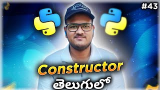 Python Constructor in Telugu  Srk Codes [upl. by Aerdnu]