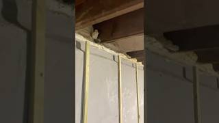 How to deal with excessive spray foam on a basement project [upl. by Nylaehs151]