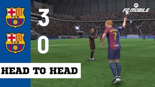 Vs FC Barcelona  Paul Scholes is UNSTOPPABLE and Phil Foden ended a INSANE match  FC MOBILE [upl. by Jaynes]