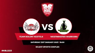 NBL1 Team Solent Kestrels v Westminster Warriors  210123 [upl. by Eiaj884]