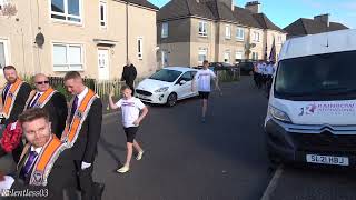 Ahoghill Loyal Sons Of William  Calderbank  Morning Feeder Parade  06072024 4K [upl. by Oilut]