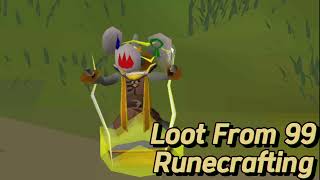 OSRSLoot From 99 Runecrafting 2024 [upl. by Jamima801]