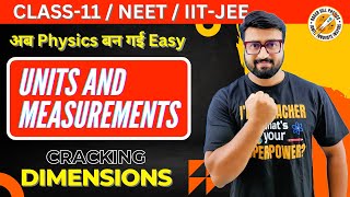 Cracking Dimensions of Physical Quantities  Essential Guide for Class11 NEET amp IITJEE [upl. by Willumsen259]