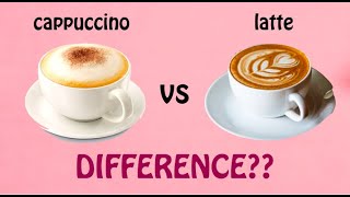 cappuccino vs latte [upl. by Galang]