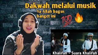 KHALIFAH  SUARA KHALIFAH Official Music Video  🇮🇩 Reaction [upl. by Neumark995]