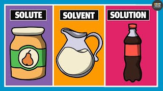 Solute Solvent and Solution  Chemistry [upl. by Lederer]