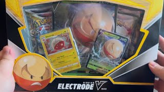 Pokemon Hisuian Electrode V Box Opening [upl. by Nava]