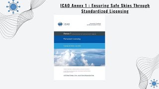 ICAO Annex 1 Personnel Licensing [upl. by Tova]